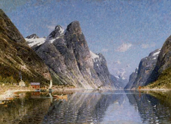 Sur le fjord, été